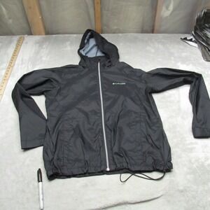 Columbia Jacket Womens Large Black Switchback III Wind Rain Windbreaker Packable